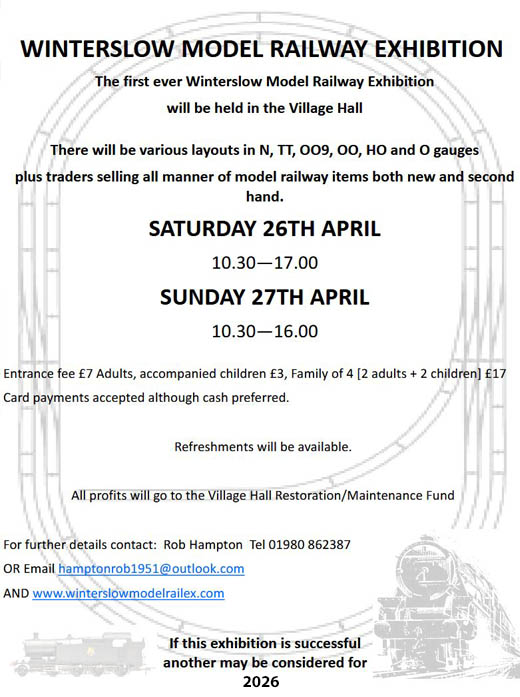 Winterslow Village Hall Events